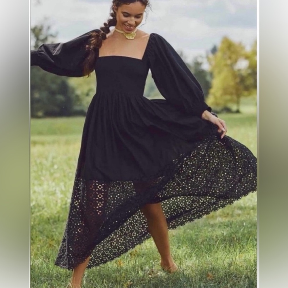 Free People Black Sundress Dress